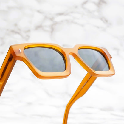 THE SILVER SQUARE | Vintage Amber & Green - NEVADA Eyewear