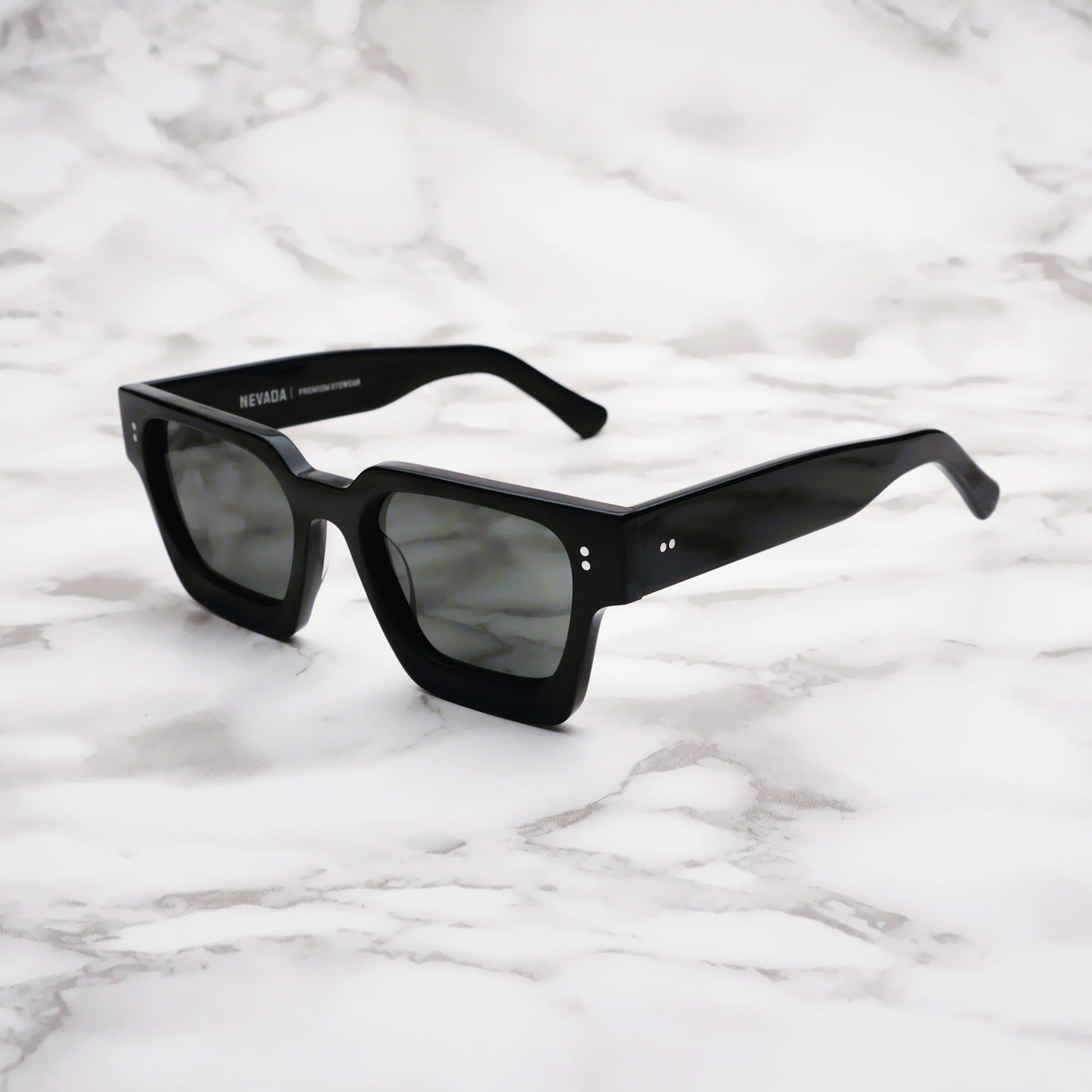 THE SILVER SQUARE | Black & Green - NEVADA Eyewear