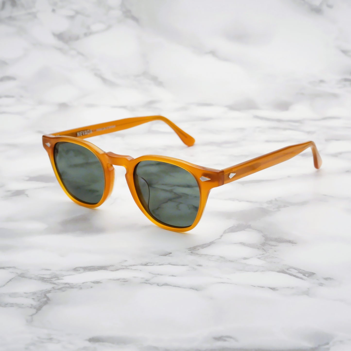 THE VINCENT | Vintage Amber & Green - NEVADA Eyewear