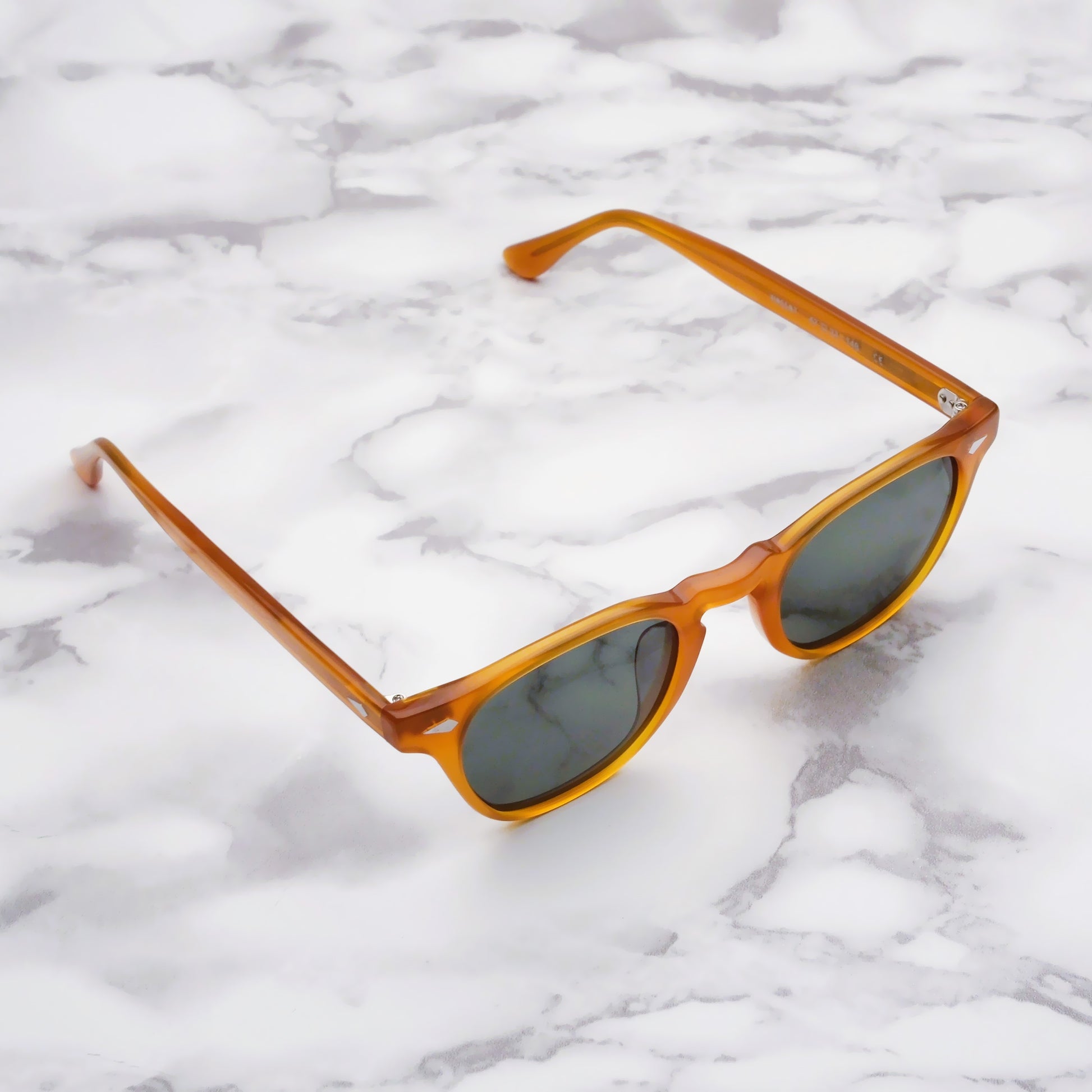 THE VINCENT | Vintage Amber & Green - NEVADA Eyewear