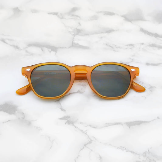 THE VINCENT | Vintage Amber & Green - NEVADA Eyewear